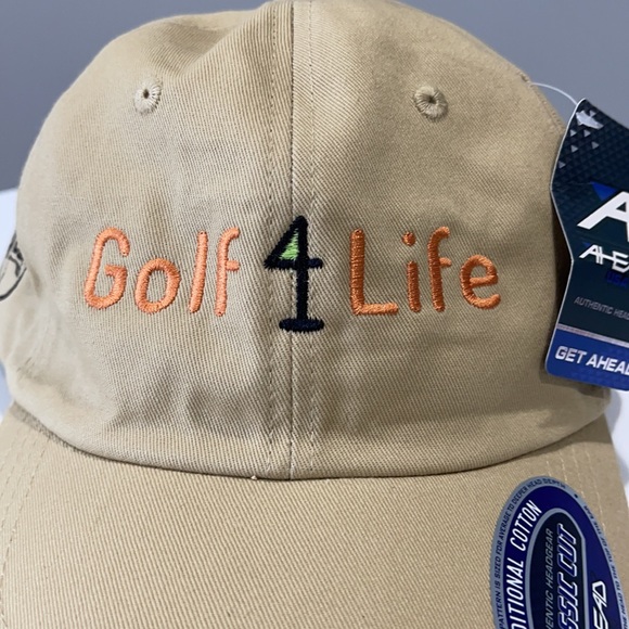 Golf 4 Life hat Ahead Headwear cotton sports athletic golf player gift NEW - Picture 2 of 14